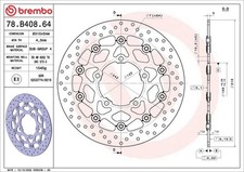 Brake Disc Brembo 78B40864