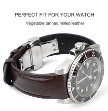 20mm Wein Rot Leder Armband