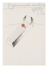 Wolf Vostell, Mischtechnik / Collage, signiert und datiert