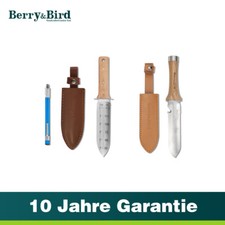 Berry&Bird Hori-Hori Gartenmesser Pflanzmesser mit Scheide Grabwerkzeug Messer