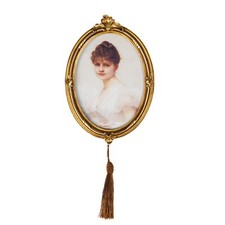 Ovaler Bilderrahmen aus