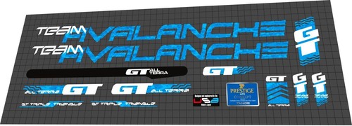 1990 team avalanche decal - gt,