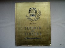 SAMMELBILDERALBUM "TECHNIK UND VERKEHR", Komplett 1952 Von der Margarinefabrik H