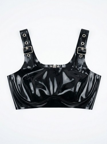 Neu latex schwarz damen - -,
