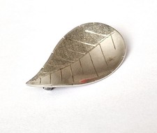 Vintage Brosche Blatt 835er