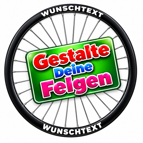 Mtb felgenaufkleber - mtb,