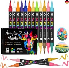 24 Farben Acrylstifte 12