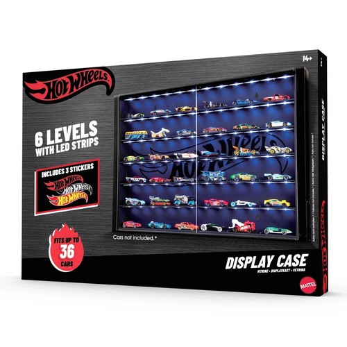 Hot wheels vitrine ebenen - hot, 6