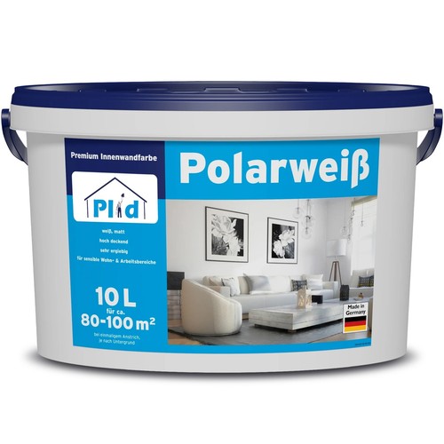 Wandfarbe weiß matt 10l - wandfarbe,