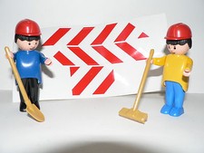 Carrera Struxi 2 Männchen Figur Baustelle mit Besen und Schaufel NEU