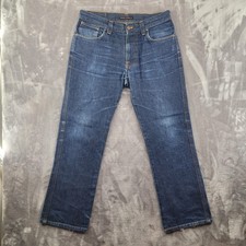 Nudie Jeans Co Mens 33x31 Blue