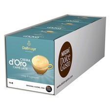 NESCAFÉ Dolce Gusto Dallmayr Crema d'Oro Caffè Latte 3er Pack (3 x 16 Kapseln)
