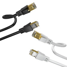CAT 8.1 LAN Kabel 0,25-15m Netzwerkkabel Patchkabel 40,0 Gbits RJ45 Kupfer PiMF
