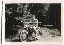 D4673 Foto 50er Jahre Motorrad