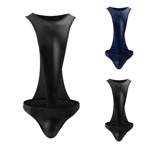 Herren kunstleder overall body - herren,