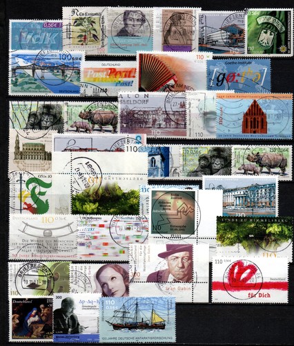 Briefmarken bund 2001 gest - briefmarken,