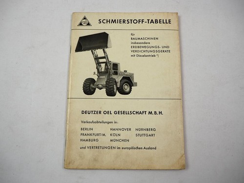 Deutzer oel schmierstoff - deutzer,