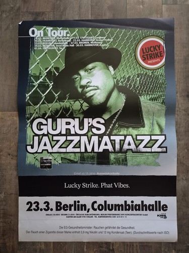 Gurus jazzmatazz tourposter - jazzmatazz,