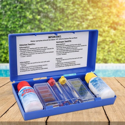 Chlor testkit pool - ph-, chlor-testkit