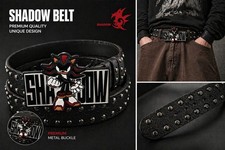 Studded Leather Belt Shadow
