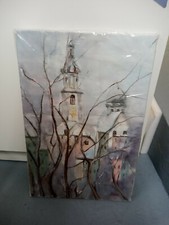 Gemälde Acryl Stadt