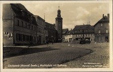 Ak Gerbstedt Mansfeld im Harzvorland, Marktplatz, Rathaus - 10379402