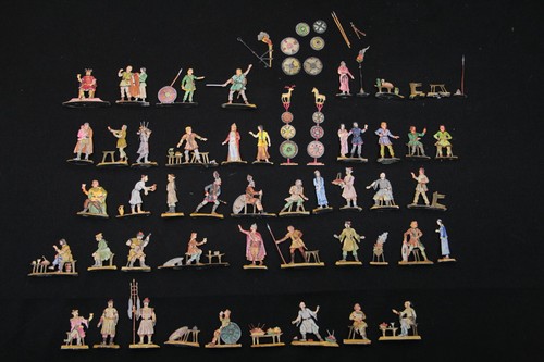 50x zinnfiguren nibelungenlied - zinnfiguren,