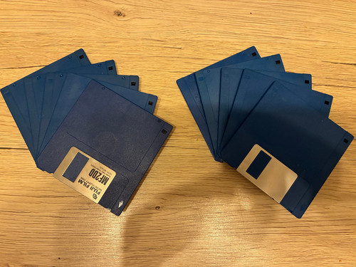 10x dd disketten - dd,