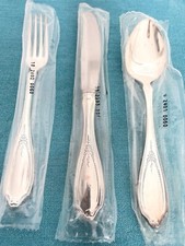 WMF Menue Messer Gabel Löffel  090 Versilbert 3 tlg.Englische Rose  OVP NEU