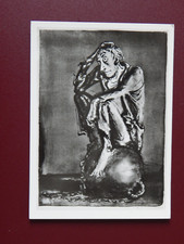 Was soll ich tun? A.Paul Weber Clan-Presse Lithographie 167 Schretstaken AK282