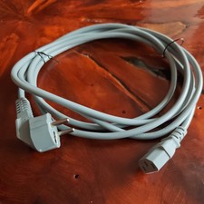 Stromkabel Kabel PC Computer Monitor Netzkabel Kaltgerätekabel 3 m grau