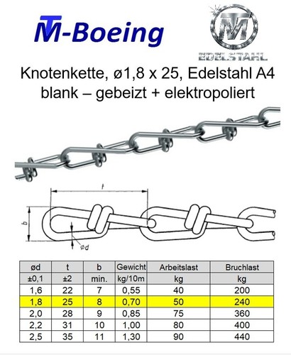 Knotenkette ø1 - 25,