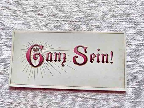 Sehr altes lesezeichen ganz - sehr,