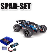 Traxxas 71054-8 E-Revo 1:16 brushed Monster-Truck RTR - Spar Set 2S Lipo Set