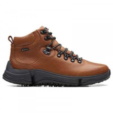 Brandneu in Originalverpackung Clarks Damen TRI PATH DAY 2 GTX hellbraunes Leder wasserdichte Stiefel
