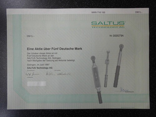 Saltus technology ag - ,