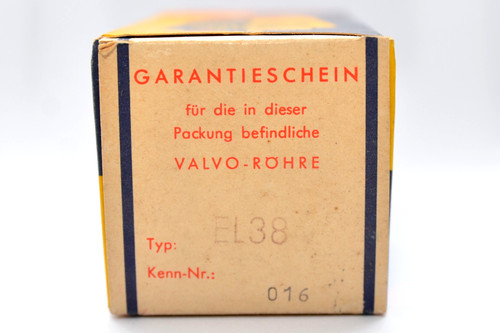 Vintage valvo el38 - el38, cv450