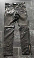 VERSACE FOR H&M Lederhose Biker Nieten Gr. 48 / W33 Top Zustand - SOLD OUT