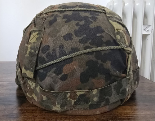 Bundeswehr helm mit überzug - mit,