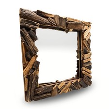 Holzspiegel patchwork - holzspiegel, |