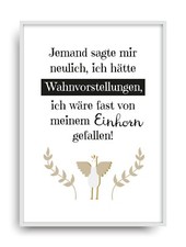 Fine Art Kunstdruck EINHORN 2