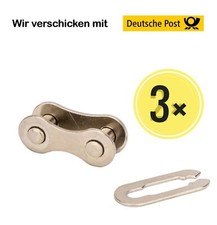 3x  Fahrrad Kettenschloss