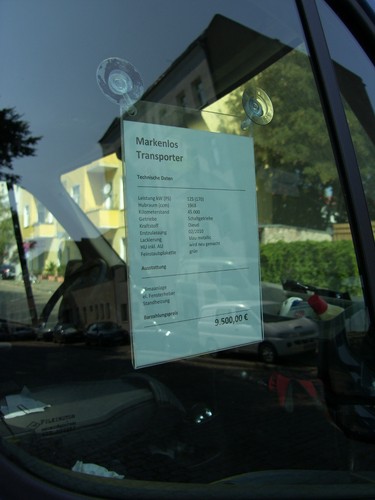Pkw händler verkaufsschild - händler,