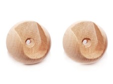 Kleiderstange Halter rund Massiv Holz Möbel Antik Ersatzteil Halterung Kleidersc