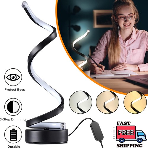 Led spiral tischlampe - led,