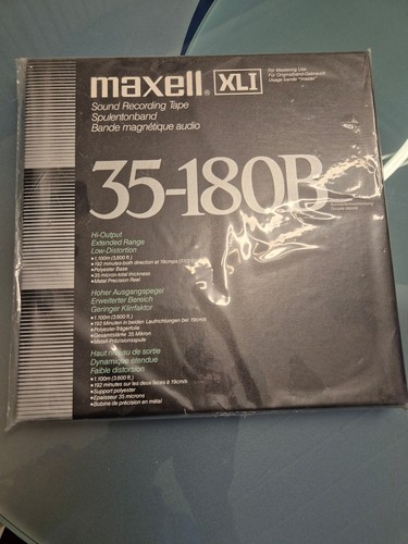 Maxell xli 180b tonband - xli, 35-180b