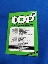 TOP Schlagertextheft Nr. 113 