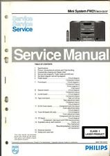 PHILIPS Service Manual FW21 Mini System