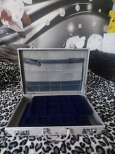 Alu Geldkoffer Münzkoffer mit Zifferschlüssel Zahlenschloss L 45cm,B 34cm H 8,5c