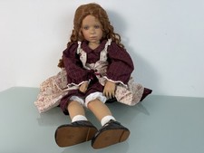 Künstlerpuppe Pamela Erff Porzellan Puppe 75 cm. Guter Zustand siehe Fotos 